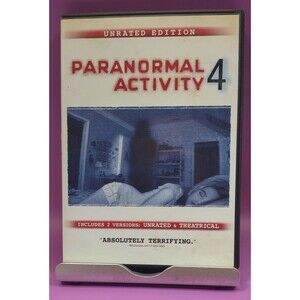 Paranormal Activity 4 DVD 2012 Unrated Edition Horror Thriller